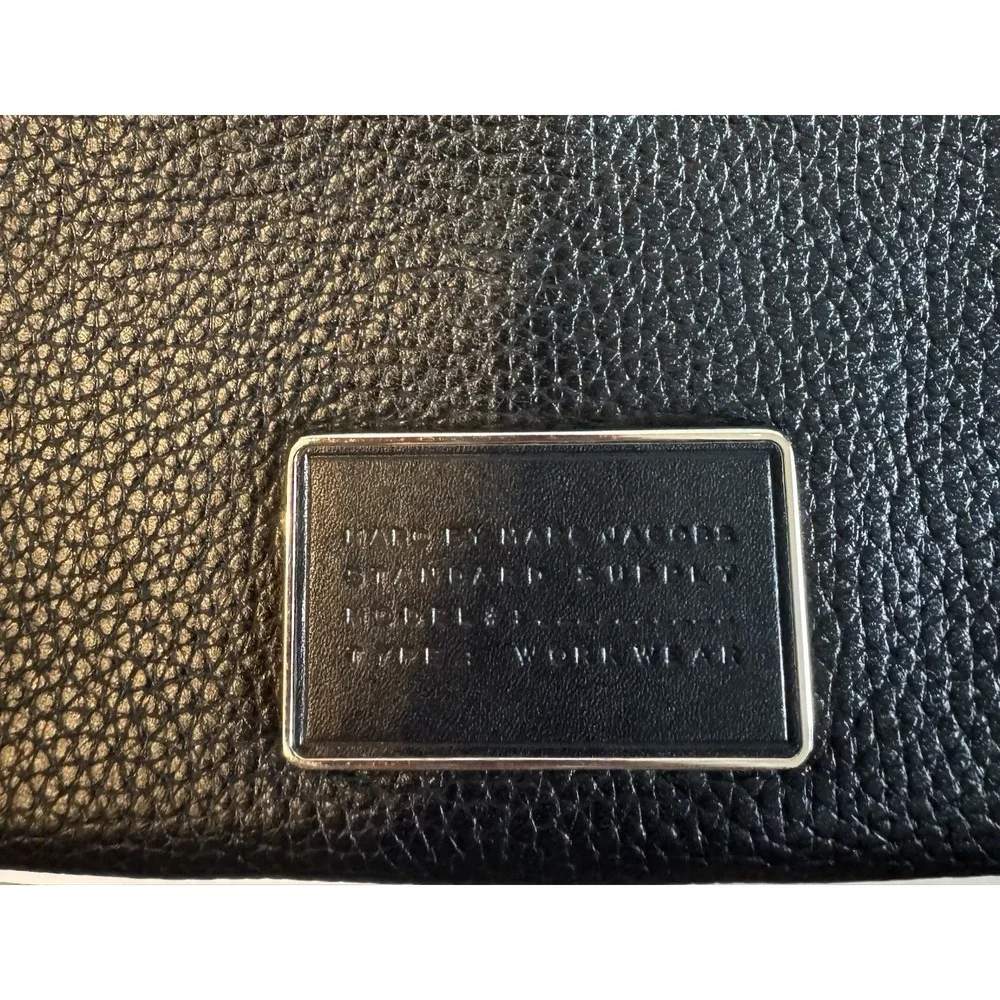 Marc by Marc Jacobs Pebbled Leather Shoulder Bag Black Standard Supply Hobo